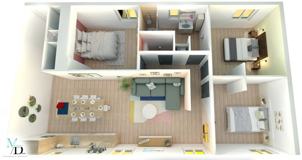 visualisation 3D travaux