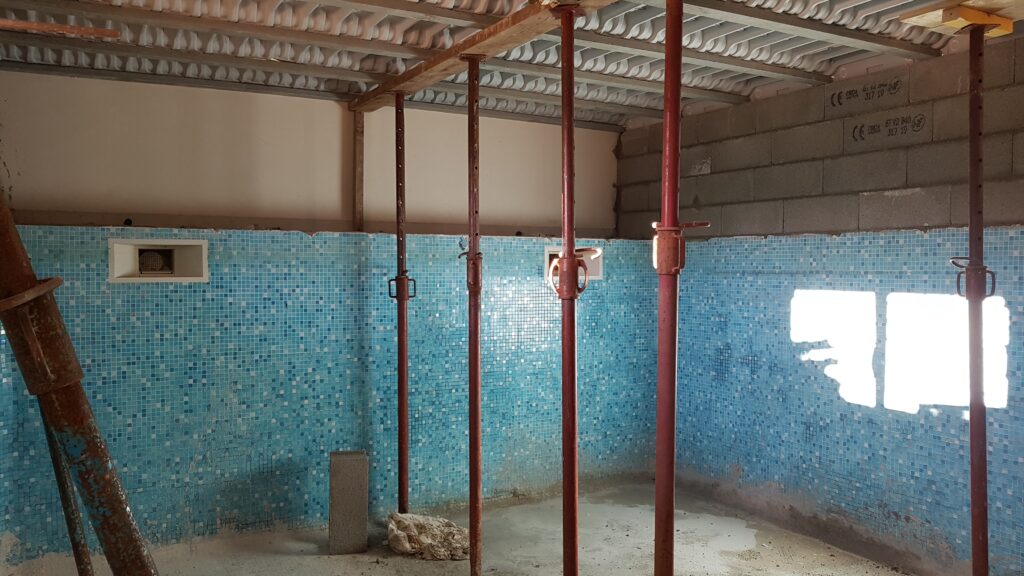 travaux, piscine, loft