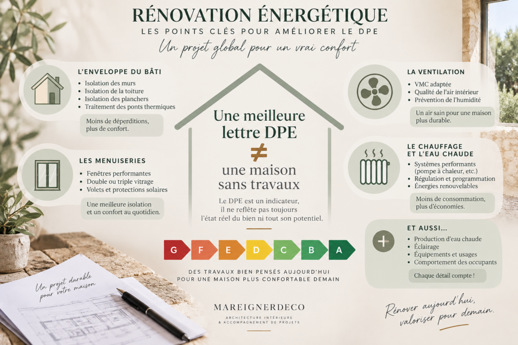 DPE et points clés pour la rénovation énergétique d'une maison en 2026-2027