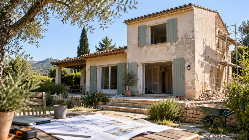Rénovation d'une maison à Aix-en-Provence en 2026-2027